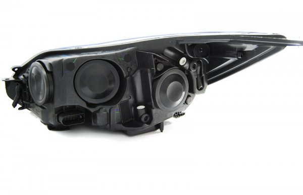 LED Tagfahrlicht Design Scheinwerfer für Ford Focus MK3 11-14 schwarz LTI